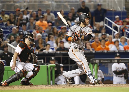 Giants put All-Star shortstop Brandon Crawford on IL with oblique strain