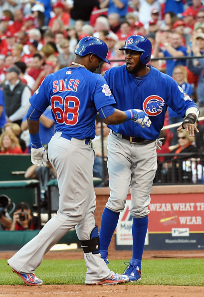 MLB on X: SOLER POWER! JORGE SOLER LEADS OFF THE #WORLDSERIES WITH A  HOMER!  / X