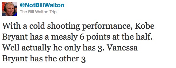 Twitternotbillwaltonwithacoldshootingperfo