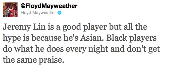 Twitterfloydmayweatherjeremylinisagoodplaye