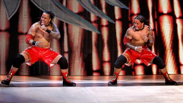 Updated Mattel WWE Usos in red!