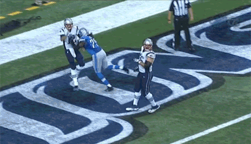 Lions' DE Willie Young Taunts Brady in Preseason Game