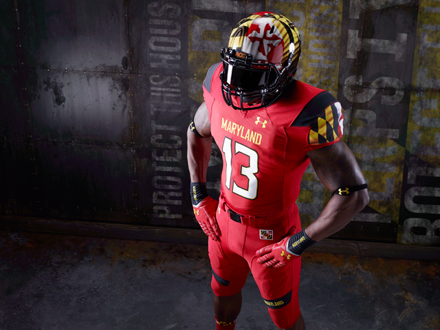 Maryland Football, Under Armour Unveil New Red 'Pride' Uniforms
