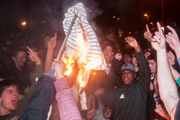 At Least 15 Arrested in MSU Riots After B1G Title Game