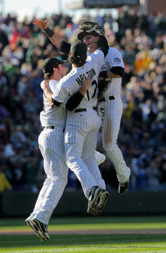 todd helton swing. Todd Helton #17 and Troy