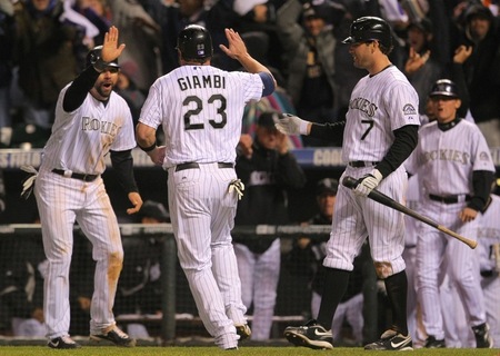 jason giambi rockies. 11: Jason Giambi #23 of