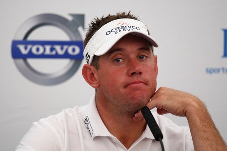 CASARES, SPAIN - OCTOBER 28:  Lee Westwood of England listens to questions from the media at a press conference following the Pro-Am round prior to the Volvo World Match Play Championship at Finca Cortesin on October 28, 2009 in Casares, Spain.  <br /><br /><span class="help">(Photo by Richard Heathcote/Getty Images)</span>