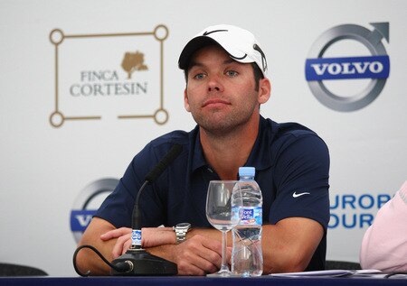 CASARES, SPAIN - OCTOBER 28:  Paul Casey of England listens to questions at a press conference following the Pro-Am round prior to the Volvo World Match Play Championship at Finca Cortesin on October 28, 2009 in Casares, Spain.  <br /><br /><span class="help">(Photo by Richard Heathcote/Getty Images)</span>