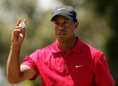 MELBOURNE, AUSTRALIA - NOVEMBER 15:  (FILE PHOTO) Tiger Woods of the USA acknowledges the crowd on the 5th hole during the final round of the 2009 Australian Masters at Kingston Heath Golf Club on November 15, 2009 in Melbourne, Australia. According to reports December 11, 2009, Woods announced that he would take an indefinite hiatus from golf.  <br /><br /><span class="help">(Photo by Mark Dadswell/Getty Images)</span>