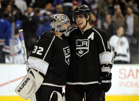 Jonathan Quick and Anze Kopitar