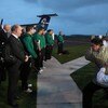 Ireland Rugby Team Arrive In New Plymouth