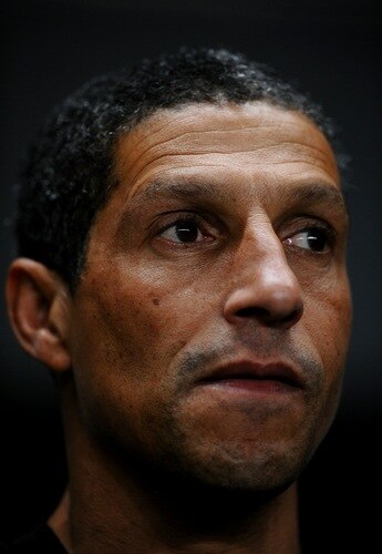 NEWCASTLE UPON TYNE, ENGLAND - OCTOBER 27:  Newcastle United Manager Chris Hughton looks on prior to the Carling Cup Fourth Round match between Newcastle United and Arsenal at St James' Park on October 27, 2010 in Newcastle, England.  <br /><br /><span class="help">(Photo by Laurence Griffiths/Getty Images)</span>