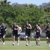 England Press Conference and Fitness Session