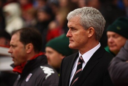 STOKE ON TRENT, ENGLAND - DECEMBER 28:  Fulham manager Mark Hughes during the Barclays Premier League match between Stoke City and Fulham at Britannia Stadium on December 28, 2010 in Stoke on Trent, England.  <br /><br /><span class="help">(Photo by Clive Brunskill/Getty Images)</span>