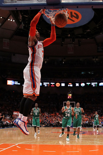 Carmelo Knicks Dunk