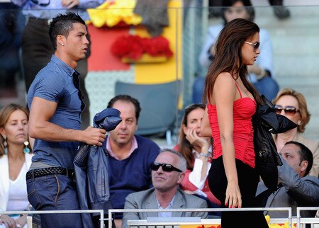 Cristiano Ronaldo   on Madrid  Spain   May 08  Cristiano Ronaldo And Irina Shayk During The