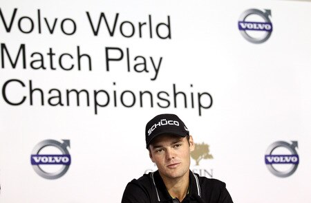 CASARES, SPAIN - MAY 17:  Martin Kaymer of Germany addresses a press conference ahead of  the Volvo World Match Play Championship at Finca Cortesin on May 17, 2011 in Casares, Spain.  <br /><br /><span class="help">(Photo by Warren Little/Getty Images)</span>