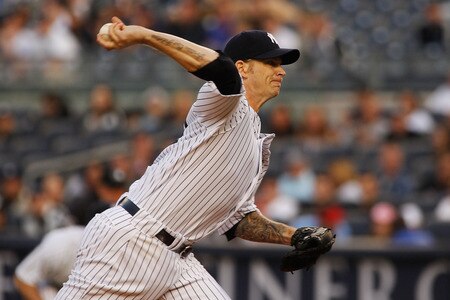 NEW YORK - MAY 21:  A.J. Burnett #34 of the New York Yankees delivers a pitch in the first inning against the New York Mets on May 21, 2011 at Yankee Stadium in the Bronx borough of New York City.  <br /><br /><span class="help">(Photo by Mike Stobe/Getty Images)</span>