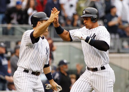 NEW YORK - MAY 22:  Alex Rodriguez #13 of the New York Yankees scores in the seventh inning against the New York Mets on May 22, 2011 at Yankee Stadium in the Bronx borough of New York City. Yankees defeat the Mets 9-3.
 <br /><br /><span class="help">(Photo by Mike Stobe/Getty Images)</span>