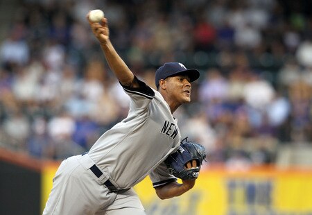 NEW YORK, NY - JULY 01:  Ivan Nova #47 of the New York Yankees pitches against the New York Mets at Citi Field on July 1, 2011 in the Flushing neighborhood of the Queens borough of New York City.  <br /><br /><span class="help">(Photo by Nick Laham/Getty Images)</span>