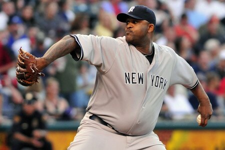 CLEVELAND, OH - JULY 5: Starting pitcher CC Sabathia #52 of the New York Yankees pitches during the third inning against the Cleveland Indians at Progressive Field on July 5, 2011 in Cleveland, Ohio. <br /><br /><span class="help">(Photo by Jason Miller/Getty Images)</span>