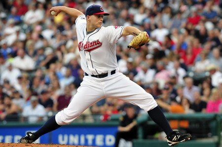 CLEVELAND, OH - JULY 6: Justin Masterson #63 of the Cleveland Indians pitches during the second inning against the New York Yankees at Progressive Field on July 6, 2011 in Cleveland, Ohio. <br /><br /><span class="help">(Photo by Jason Miller/Getty Images)</span>