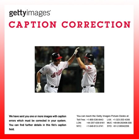 ATTENTION EDITORS!
This is to correct the caption of the following image:
GYI0065468514.jpg
Lonnie Chisenhall's home run occurred in the seventh inning, not the eighth.
The correct caption should read:

CLEVELAND, OH - JULY 6: Lonnie Chisenhall #27 of the Cleveland Indians celebrates with teammate Austin Kearns #26 after Chisenhall's solo home run during the seventh inning against the New York Yankees at Progressive Field on July 6, 2011 in Cleveland, Ohio. 

We apologize for any inconvenience.<br /><br /><span class="help">(Photo by Jason Miller/Getty Images)</span>