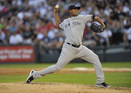 CHICAGO, IL - AUGUST 04:  Starting pitcher Ivan Nova #47 of the New York Yankees delivers during the third inning against the Chicago White Sox at U.S. Cellular Field on August 4, 2011 in Chicago, Illinois.  <br /><br /><span class="help">(Photo by Brian Kersey/Getty Images)</span>