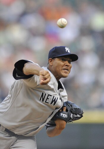 CHICAGO, IL - AUGUST 04:  Starting pitcher Ivan Nova #47 of the New York Yankees delivers during the first inning against the Chicago White Sox at U.S. Cellular Field on August 4, 2011 in Chicago, Illinois.  <br /><br /><span class="help">(Photo by Brian Kersey/Getty Images)</span>