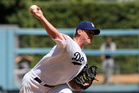 LOS ANGELES, CA - AUGUST 27:  Chad Billingsley #58 of the Los Angeles Dodgers pitches against the Colorado Rockies in the third inning of the game at Dodger Stadium on August 27, 2011 in Los Angeles, California.  <br /><br /><span class="help">(Photo by Jeff Golden/Getty Images)</span>