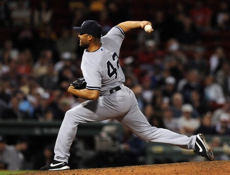BOSTON, MA - SEPTEMBER 1:  Mariano Rivera #42 of the New York Yankees throws a pitch in the ninth inning against the Boston Red Sox at Fenway Park on September 1, 2011 in Boston, Massachusetts. The Yankees won the game 4-2. <br /><br /><span class="help">(Photo by Darren McCollester/Getty Images)</span>