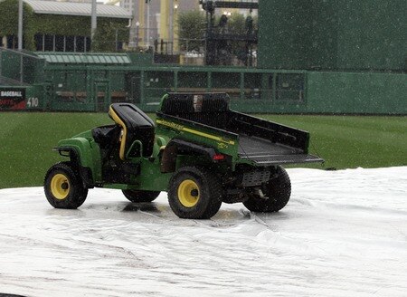 PITTSBURGH, PA - SEPTEMBER 05:  A detailed view of PNC Park as rain falls before the start of play between the Pittsburgh Pirates and the Houston Astros on September 5, 2011 at PNC Park in Pittsburgh, Pennsylvania.  <br /><br /><span class="help">(Photo by Justin K. Aller/Getty Images)</span>