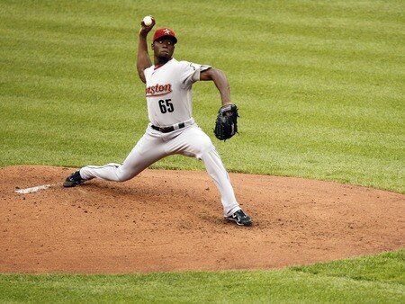PITTSBURGH, PA - SEPTEMBER 05:  Henry Sosa #65 of the Houston Astros pitches against the Pittsburgh Pirates during the game on September 5, 2011 at PNC Park in Pittsburgh, Pennsylvania.  <br /><br /><span class="help">(Photo by Justin K. Aller/Getty Images)</span>