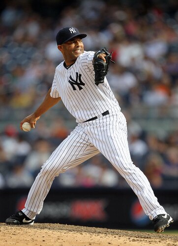 NEW YORK, NY - SEPTEMBER 05:  Mariano Rivera #42 of the New York Yankees pitches against the Baltimore Orioles on September 5, 2011 at Yankee Stadium in the Bronx borough of New York City.  <br /><br /><span class="help">(Photo by Jim McIsaac/Getty Images)</span>