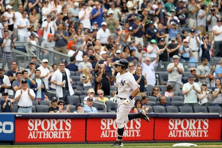 NEW YORK, NY - SEPTEMBER 05:  Jesus Montero #63 of the New York Yankees runs the bases after his seventh-inning two-run home run against the Baltimore Orioles on September 5, 2011 at Yankee Stadium in the Bronx borough of New York City. It was montero's second home run of the game.  <br /><br /><span class="help">(Photo by Jim McIsaac/Getty Images)</span>