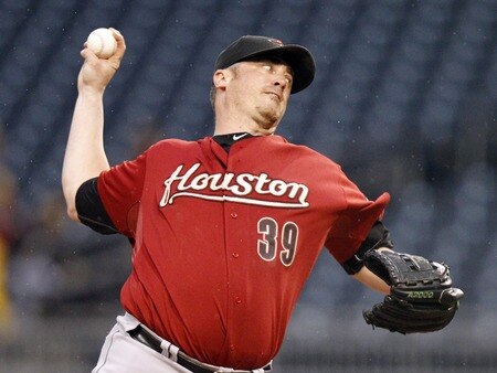 PITTSBURGH, PA - SEPTEMBER 06:  Brett Myers #39 of the Houston Astros pitches against the Pittsburgh Pirates during the game on September 6, 2011 at PNC Park in Pittsburgh, Pennsylvania.  <br /><br /><span class="help">(Photo by Justin K. Aller/Getty Images)</span>