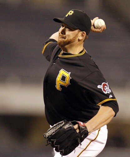 PITTSBURGH, PA - SEPTEMBER 06:  Chris Resop #30 of the Pittsburgh Pirates pitches in relief against the Houston Astros during the game on September 6, 2011 at PNC Park in Pittsburgh, Pennsylvania.  <br /><br /><span class="help">(Photo by Justin K. Aller/Getty Images)</span>