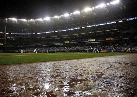 NEW YORK - SEPTEMBER 06:  Phil Hughes #65 of the New York Yankees delivers during a game against the Baltimore Orioles at Yankee Stadium on September 6, 2011 in the Bronx Borough of New York City.  <br /><br /><span class="help">(Photo by Jeff Zelevansky/Getty Images)</span>