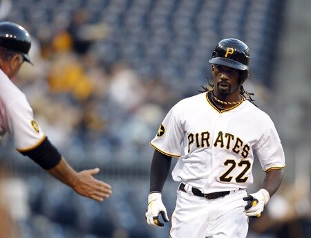 PITTSBURGH, PA - SEPTEMBER 07:  Andrew McCutchen #22 of the Pittsburgh Pirates rounds third after hitting a first inning solo home run against the Houston Astros during the game on September 7, 2011 at PNC Park in Pittsburgh, Pennsylvania.  <br /><br /><span class="help">(Photo by Justin K. Aller/Getty Images)</span>
