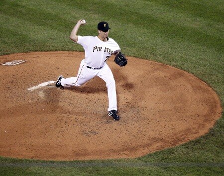 PITTSBURGH, PA - SEPTEMBER 07:  Jared Hughes #70 of the Pittsburgh Pirates pitches in relief against the Houston Astros during the game on September 7, 2011 at PNC Park in Pittsburgh, Pennsylvania.  <br /><br /><span class="help">(Photo by Justin K. Aller/Getty Images)</span>
