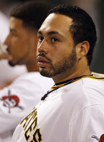PITTSBURGH, PA - SEPTEMBER 07:  Pedro Alvarez #24 of the Pittsburgh Pirates looks on against the Houston Astros during the game on September 7, 2011 at PNC Park in Pittsburgh, Pennsylvania.  The Pirates defeated the Astros 5-4.  <br /><br /><span class="help">(Photo by Justin K. Aller/Getty Images)</span>