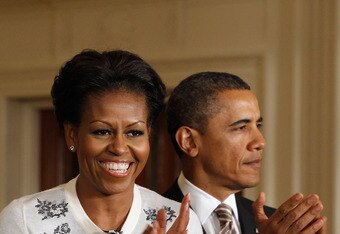 President Obama And First Lady Meets With The 2011 World Series Champions St Louis Cardinals In The White House