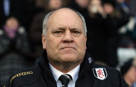 LONDON, ENGLAND - FEBRUARY 11:  Fulham manager Martin Jol looks on during the Barclays Premier League match between Fulham and Stoke City at Craven Cottage on February 11, 2012 in London, England.  <br /><br /><span class="help">(Photo by Ian Walton/Getty Images)</span>