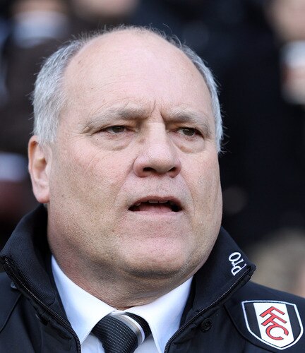 LONDON, ENGLAND - FEBRUARY 11:  Fulham manager Martin Jol looks on during the Barclays Premier League match between Fulham and Stoke City at Craven Cottage on February 11, 2012 in London, England.  <br /><br /><span class="help">(Photo by Ian Walton/Getty Images)</span>