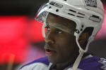 ANAHEIM, CA - FEBRUARY 18:  Wayne Simmonds #17 of the Los Angeles Kings looks on during warm-up prior to their NHL game against the Anaheim Ducks in the NHL game at Honda Center on February 18, 2009 in Anaheim, California. The Kings defeated the Ducks 4-3.  (Photo by Victor Decolongon/Getty Images)