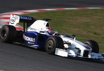 BARCELONA, SPAIN - MARCH 12:   Robert Kubica of  Poland and team BMW Sauber in action during formula one testing at the Circuit de Catalunya on March 12, 2009 in Barcelona, Spain.  (Photo by Mark Thompson/Getty Images)