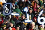 GREEN BAY, WI - DECEMBER 28: Fans hold signs indicating the impending record of the Detroit Lions during a game between the Lions and the Green Bay Packers on December 28, 2008 at Lambeau Field in Green Bay, Wisconsin. The Packers defeated the Lions 31-21. (Photo by Jonathan Daniel/Getty Images)