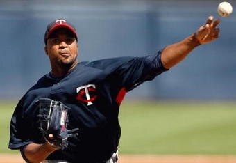 TAMPA, FL - FEBRUARY 28:  Pitcher Francisco Liriano #47 of the Minnesota Twins pitches against the New York Yankees during a Grapefruit League Spring Training game at George M. Steinbrenner Field on February 28, 2009 in Tampa, Florida.  (Photo by J. Meric/Getty Images)