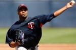TAMPA, FL - FEBRUARY 28:  Pitcher Francisco Liriano #47 of the Minnesota Twins pitches against the New York Yankees during a Grapefruit League Spring Training Game at George M. Steinbrenner Field on February 28, 2009 in Tampa, Florida.  (Photo by J. Meric/Getty Images)