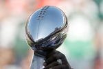 EAST RUTHERFORD, NJ - OCTOBER 26:  Members of the 1968 Jets touch the Lombardi Trophy during halftime festivities celebrating the 40th anniversary of the team's win over the Colts in Super Bowl III during the game between the Kansas City Chiefs and the New York Jets on October 26, 2008 at Giants Stadium in East Rutherford, New Jersey.  (Photo by Jarrett Baker/Getty Images)